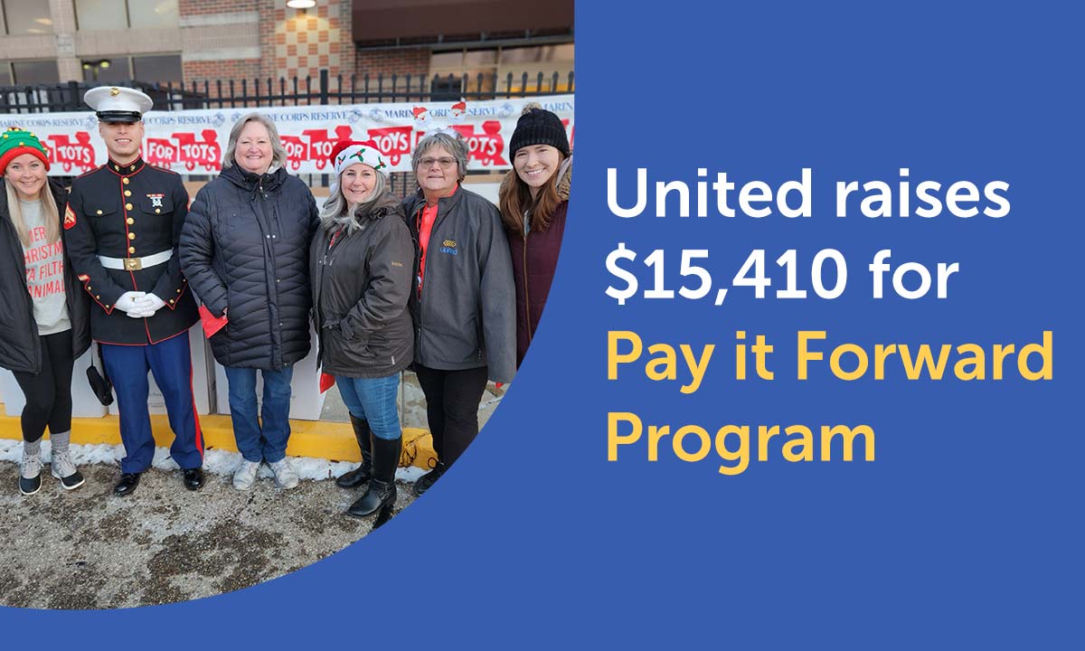 Image for article: United’s ‘Pay It Forward’ Program Helps Local Communities with More Than $15,000 Donated