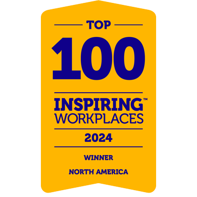 Named a Top 100 Inspiring Workplaces 2024